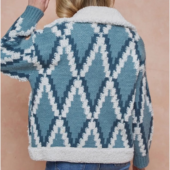 3 Yellowstone Ski Sherpa Tribal Jacket or Cardigan - Picture 9 of 9